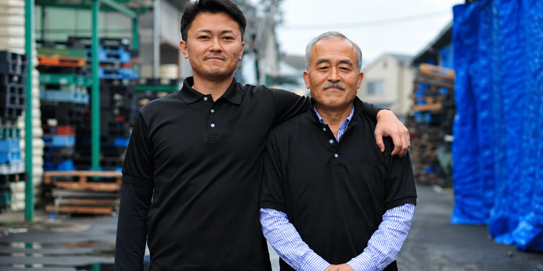 OFUTON KOBO — Fourth Generation Nakajo Yusuke and 3rd generation Nakajo Teruo, father and son
