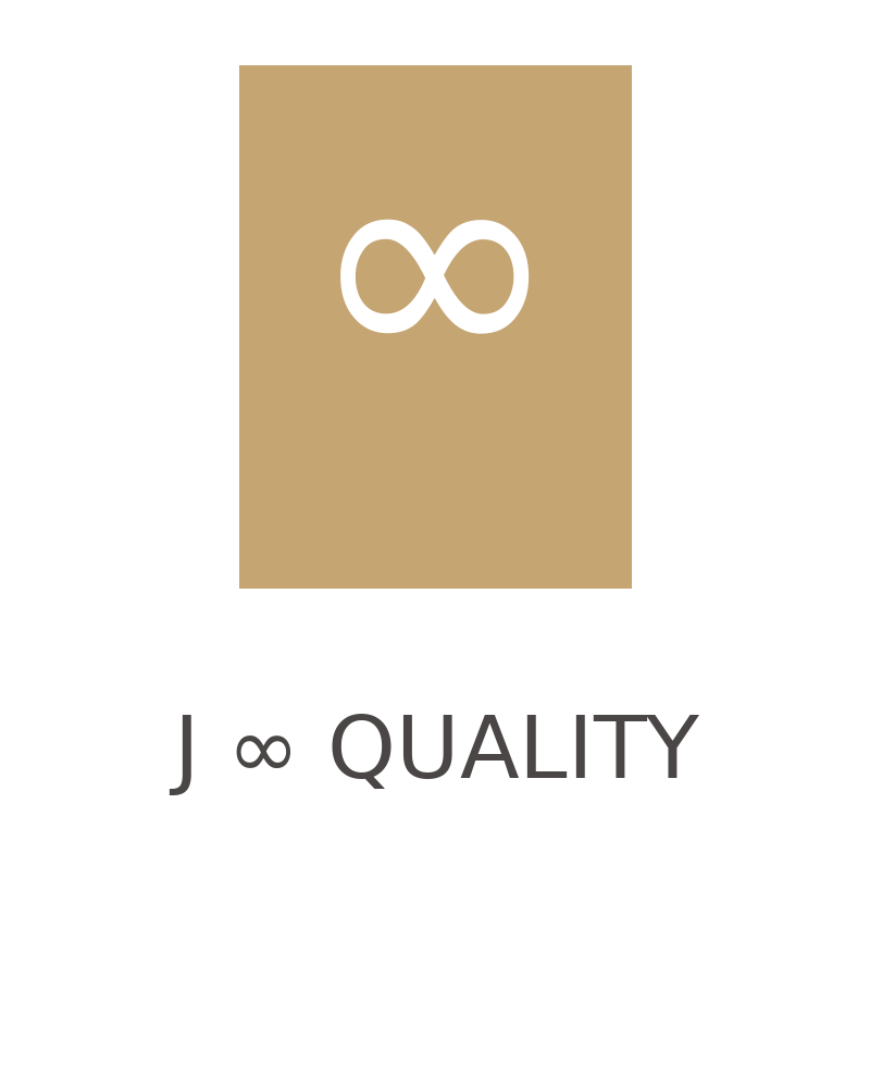 J∞QUALITY production-process company mark